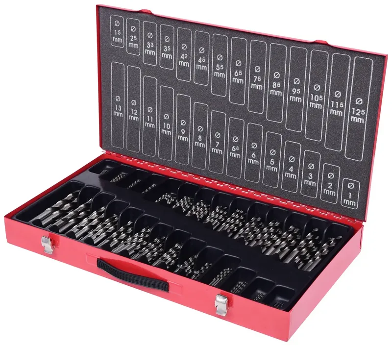 KS Tools 330.2650 HSS-G Metall-Spiralbohrer-Set 1 mm, 1.5 mm, 2 mm, 2.5 mm, 3 mm, 3.5 mm, 4 mm, 4.5 mm, 5 mm, 5.5 mm, 6 mm, 6.5 mm, 7 mm, 7.5 mm, 8 mm, 8.5 mm by KS Tools – product image