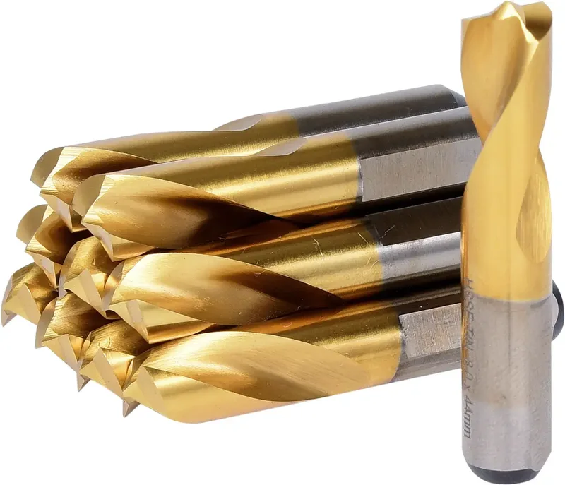 KS Tools 332.0809 HSSE-TiN Schweißpunkt-Bohrer, Ø 8mm, 10er Pack von KS Tools – Produktbild