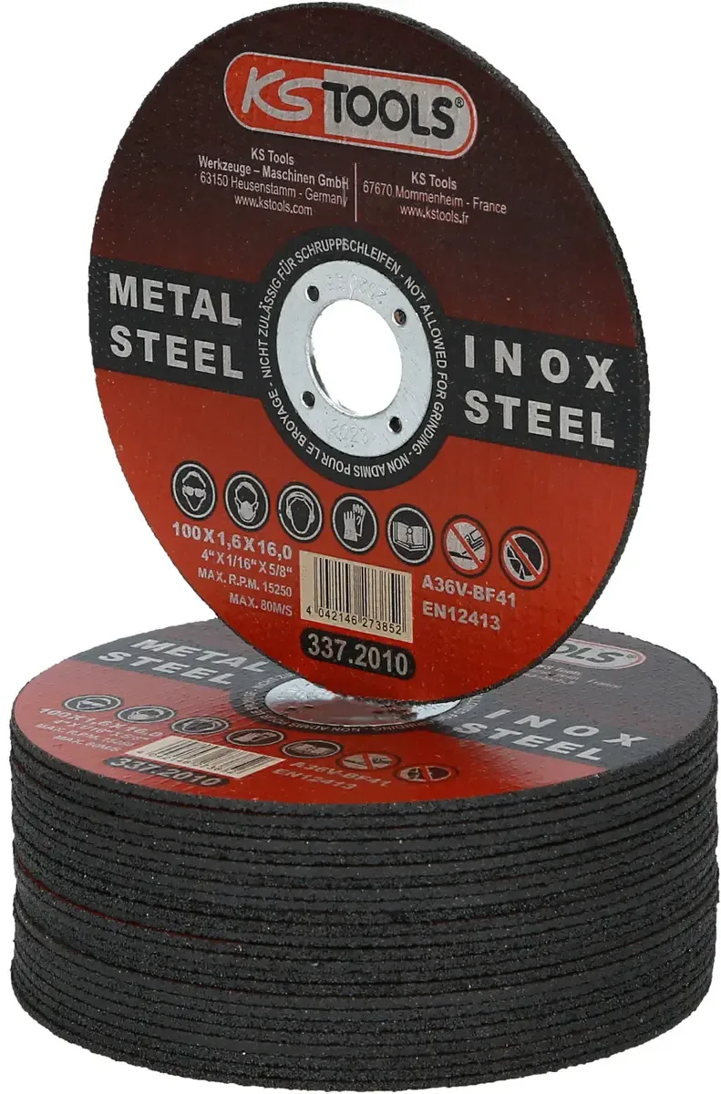 KS Tools 337.2010 Trennscheibe gerade 100 mm 25 St. by KS Tools – product image