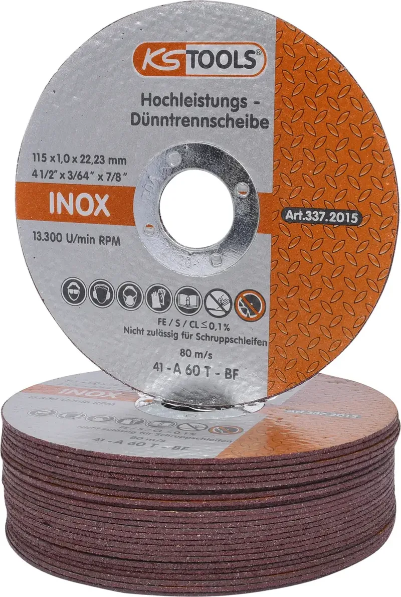 KS Tools 337.2015 Trennscheibe gerade 115 mm 25 St. von KS Tools – Produktbild