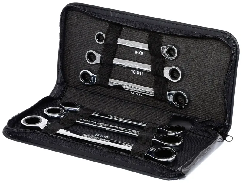 KS Tools 503.4557 503.4557 Jeu de clés à œil doubles Ouverture de clé (métrique) 8 - 19 mm de KS Tools – image du produit