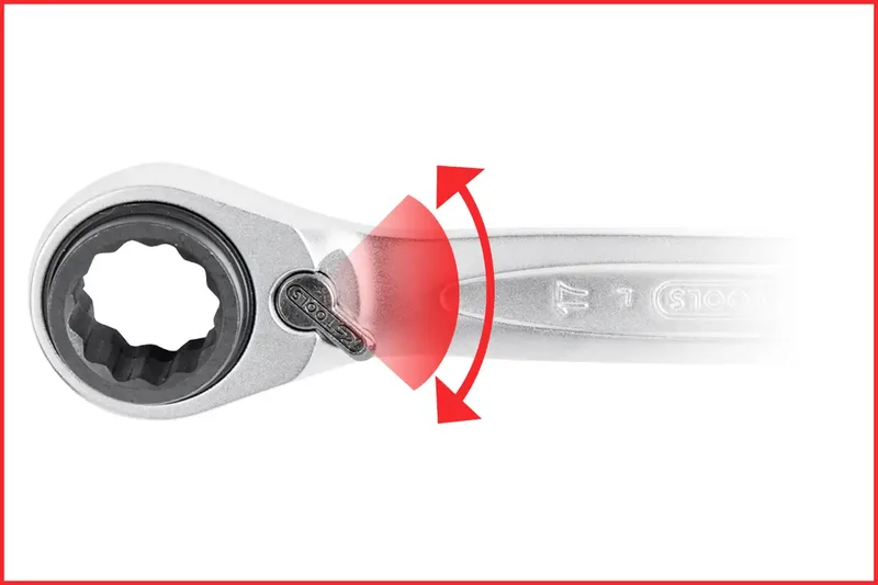 KS Tools 503.4565 4 in 1 Ringschlüssel Schlüsselweite (Metrisch) 10 - 19 mm von KS Tools – Produktbild 2 von 3