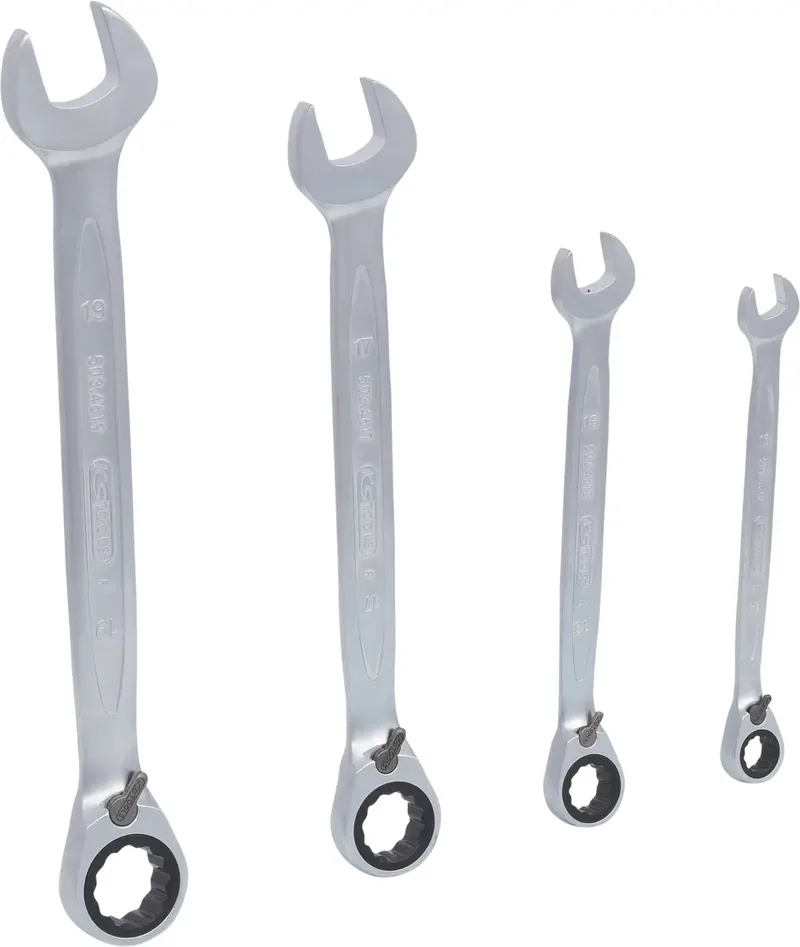 KS Tools 503.4604 Jeu de clés à œil à cliquet Ouverture de clé (métrique) 10 - 19 mm de KS Tools – image du produit
