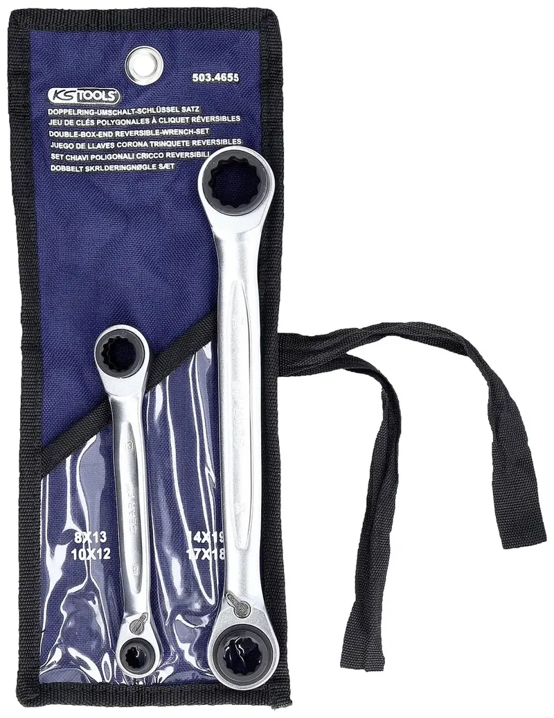 KS Tools 503.4655 5034655 Doppel-Ringschlüssel-Satz Schlüsselweite (Metrisch) 8 - 19 mm von KS Tools – Produktbild