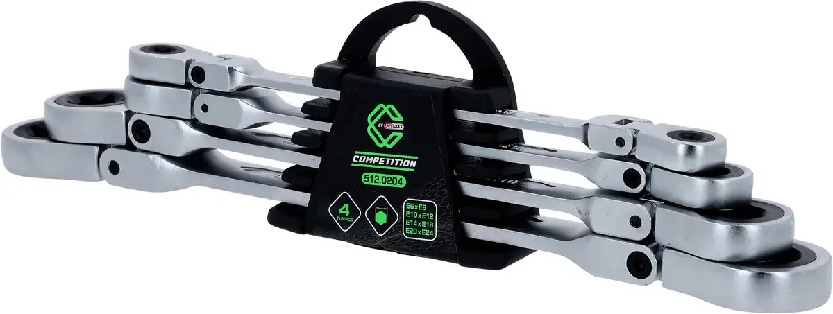 KS Tools 512.0204 Ring-Ratschenschlüssel-Satz de KS Tools – image du produit