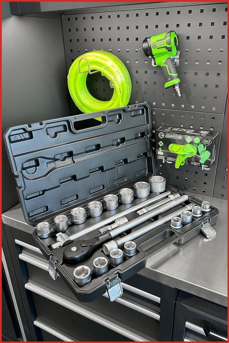 KS Tools 512.3421 COMPETITION 3/4 Steckschlüssel-Satz 512.3421 Dopsleutelset 3/4 21-delig de KS Tools, Kleurloos – image du produit