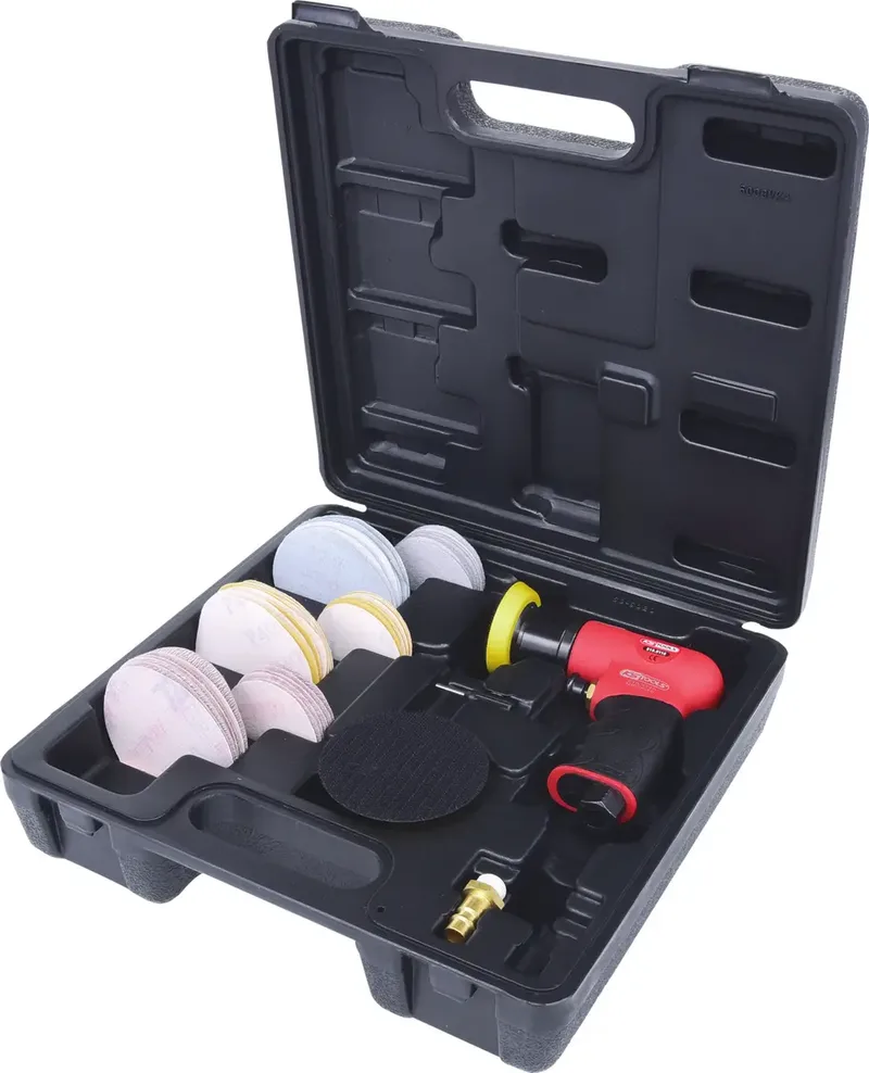KS Tools 515.5110 Mini-Druckluft-Exzenterschleifer-Satz, 63-tlg by KS Tools – product image