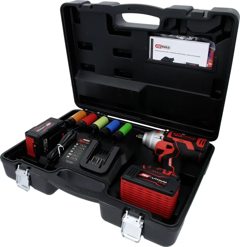 KS Tools 515.6100 Schlagschrauber 690 Nm 18 V Anzahl mitgelieferte Akkus 2 4 Ah Li-Ion von KS Tools – Produktbild