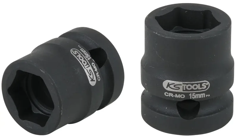 KS Tools 5150062 515.0062 Sechskant Kraft-Steckschlüsseleinsatz 15 mm 1/2 15 mm 1/2 (12.5 mm) by KS Tools – product image