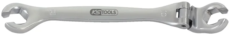 KS Tools 518.0380 CHROMEplus Offener Doppel-Ringschlüssel mit Gelenk, 10mm by KS Tools – product image