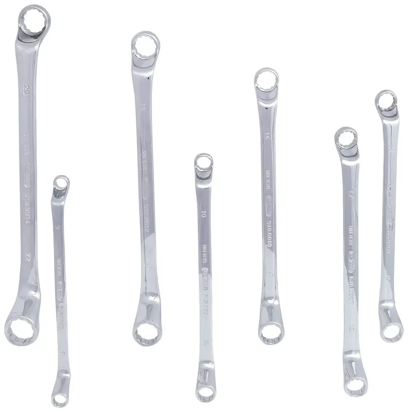 KS Tools 518.0847 5180847 Jeu de clés à œil doubles Ouverture de clé (métrique) 8 - 22 mm de KS Tools – image du produit