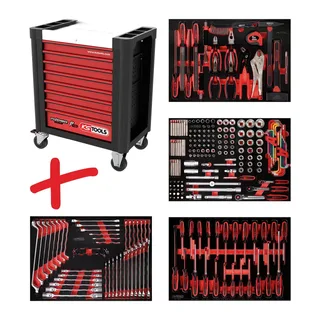 KS Tools 8104241 Werkstattwagen Herstellerfarbe: Schwarz, Rot by KS Tools – product image 1 of 3