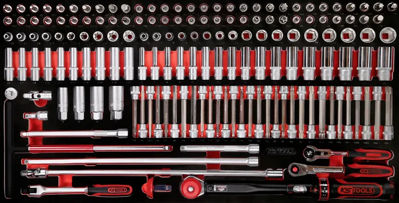 KS Tools 8130165 Steckschlüsselsatz 3/8 (10 mm) 813.0165 von KS Tools – Produktbild
