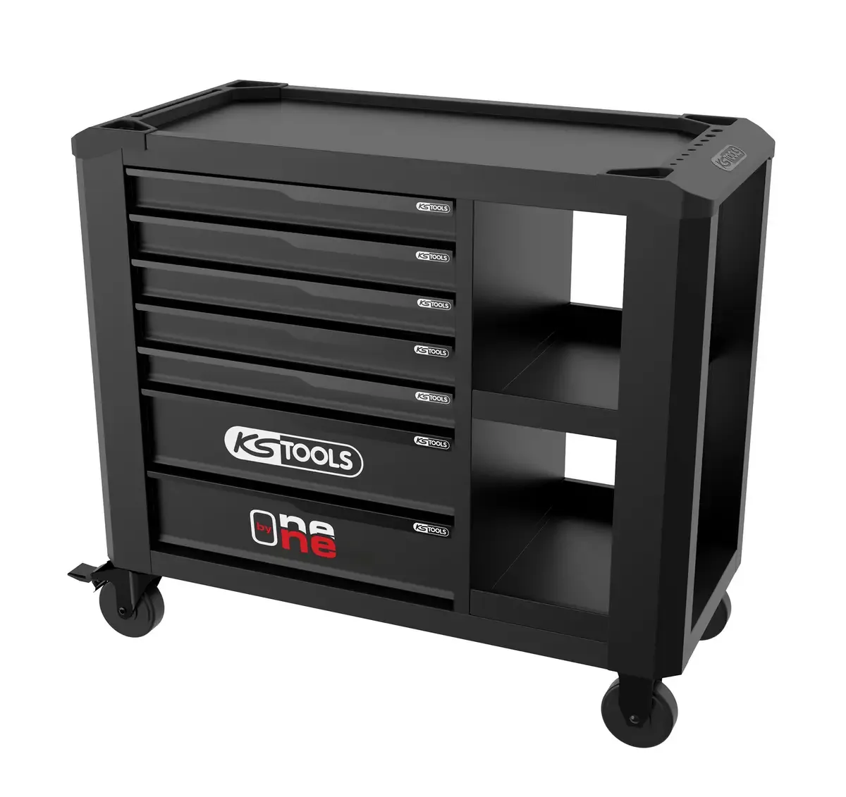KS Tools 823.0017F Werkstattwagen Stahl Herstellerfarbe: Schwarz från KS Tools – produktbild