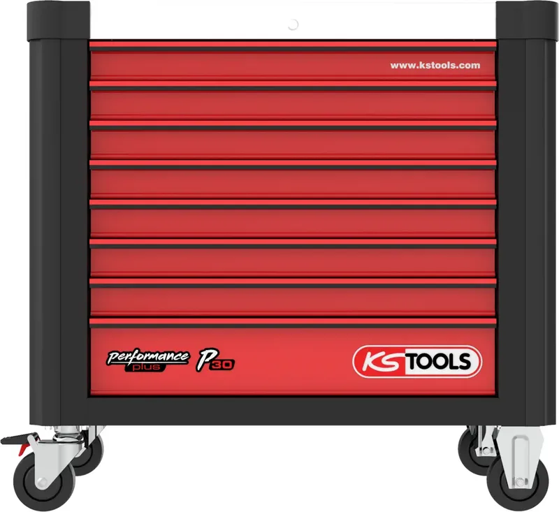 KS Tools 830.9706 Werkstattwagen Herstellerfarbe: Schwarz, Rot de KS Tools – image du produit 3 sur 3