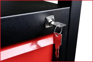 KS Tools 865.0010 Établi (l x H x P) 600 x 840 x 600 mm noir, rouge de KS Tools – image du produit 2 sur 3