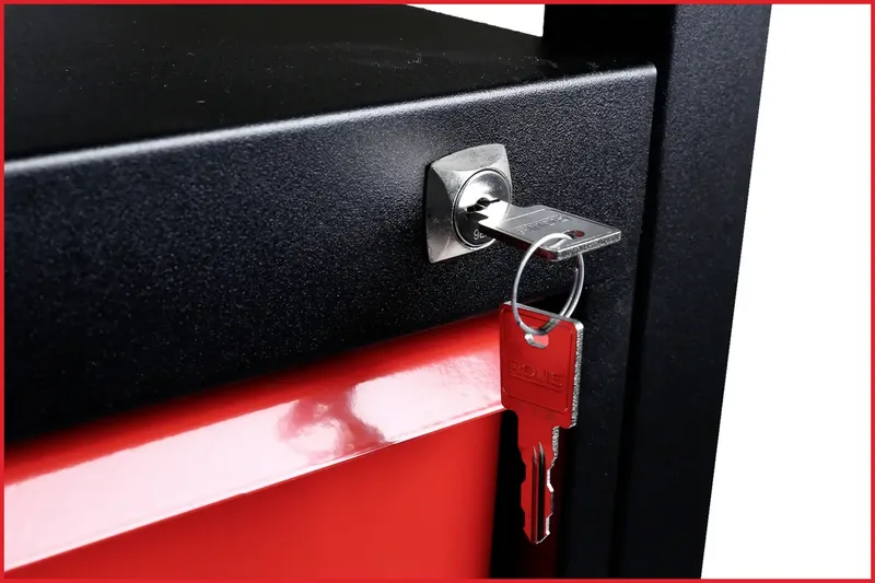 KS Tools 865.0010 Établi (l x H x P) 600 x 840 x 600 mm noir, rouge de KS Tools – image du produit 2 sur 3