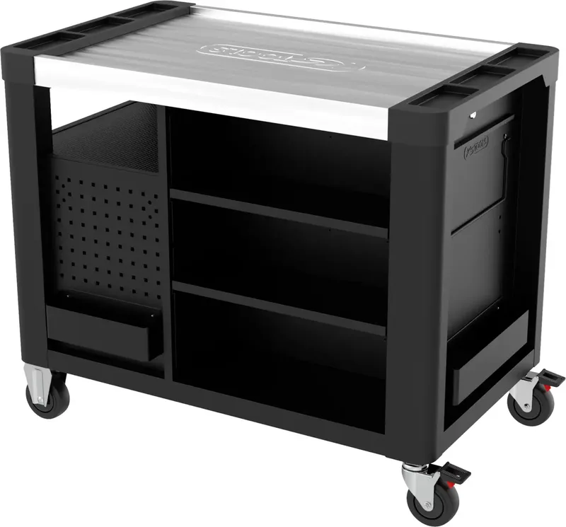 KS Tools 873.5008 Servante datelier Tôle dacier Couleur: noir, rouge de KS Tools – image du produit 3 sur 3
