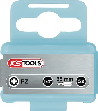 KS Tools 910.2225 910.2225 Kreuzschlitz-Bit Antrieb: 1/4 (6.3 mm) Abtrieb: Kreuzschlitz Pozidriv PZ 3 25.0 mm de KS Tools – image du produit 1 sur 2