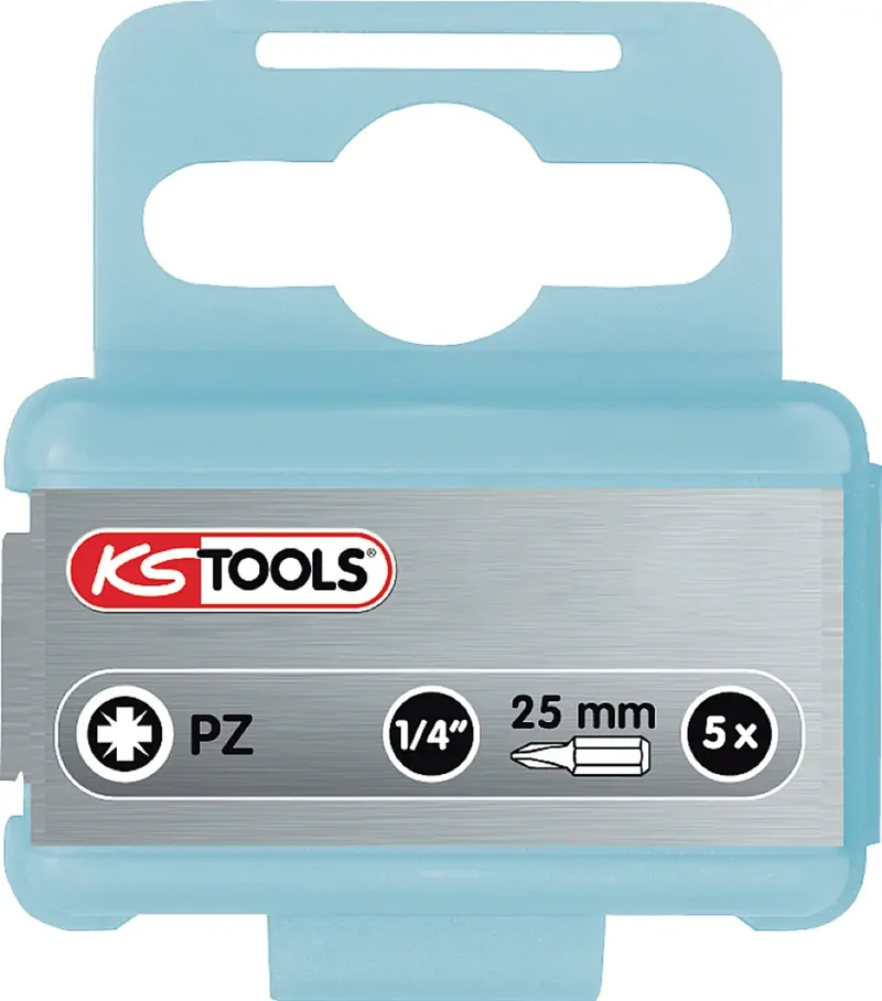 KS Tools 910.2225 910.2225 Kreuzschlitz-Bit Antrieb: 1/4 (6.3 mm) Abtrieb: Kreuzschlitz Pozidriv PZ 3 25.0 mm de KS Tools – image du produit 1 sur 2