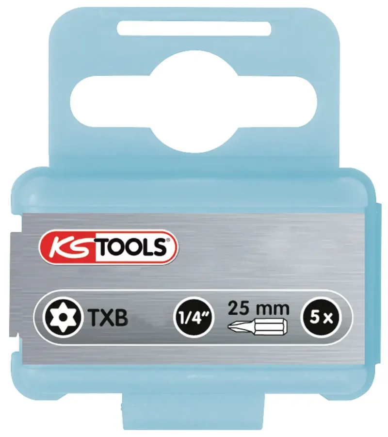 KS Tools 910.2365 910.2365 TX-Bit Antrieb: 1/4 (6.3 mm) Abtrieb: TX TB 40 25 mm von KS Tools – Produktbild 1 von 2