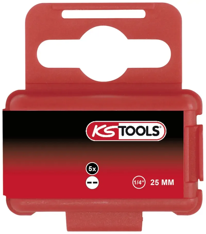 KS Tools 911.2911 911.2911 Spanner-Bit Antrieb: 1/4 (6.3 mm) Abtrieb: Spanner 4 mm 25 mm von KS Tools – Produktbild