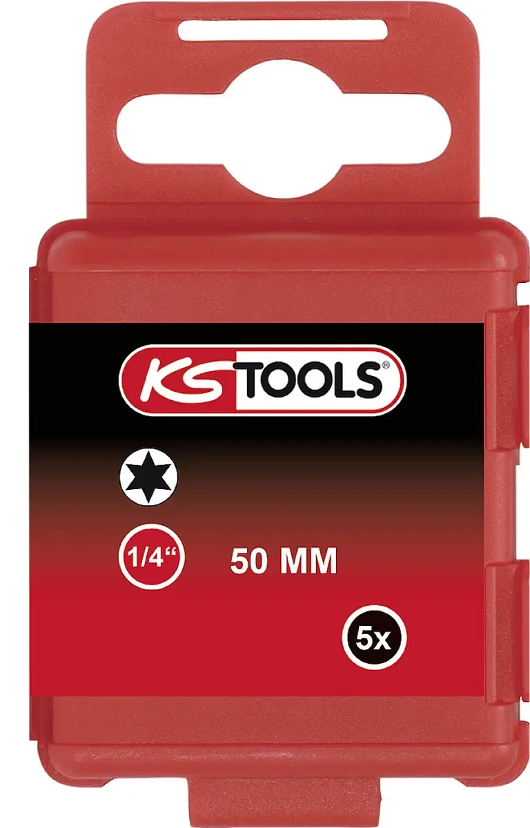 KS Tools 911.3370 911.3370 TX-Bit Antrieb: 1/4 (6.3 mm) Abtrieb: TX TX 3 50 mm by KS Tools – product image