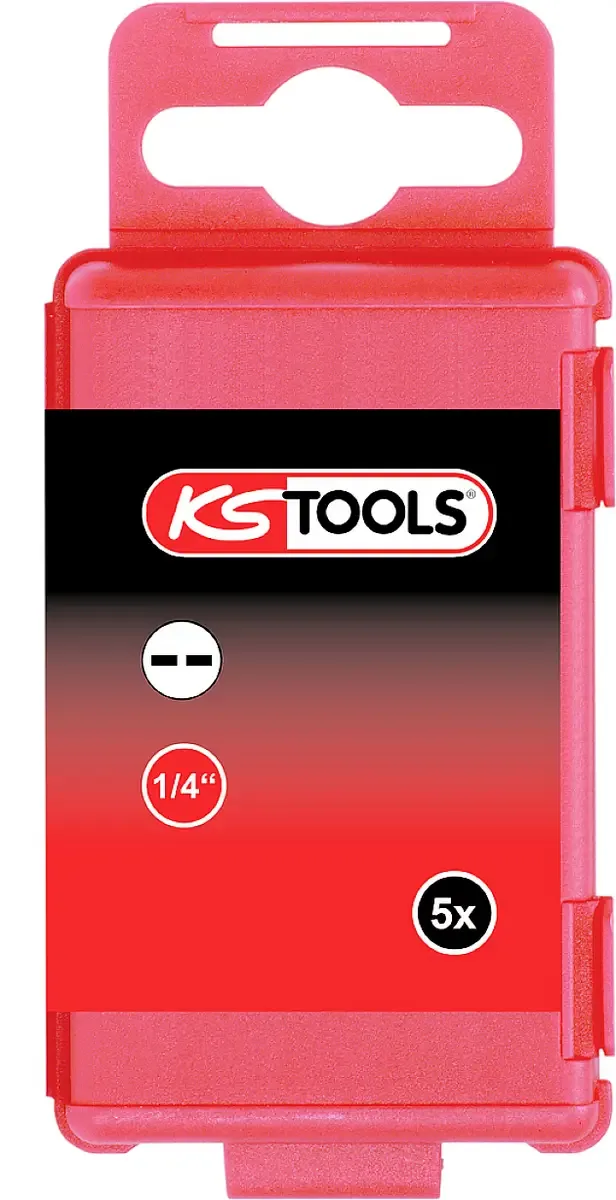 KS Tools 911.7724 911.7724 Spanner-Bit Antrieb: 1/4 (6.3 mm) Abtrieb: Spanner 6 mm 75 mm de KS Tools – image du produit