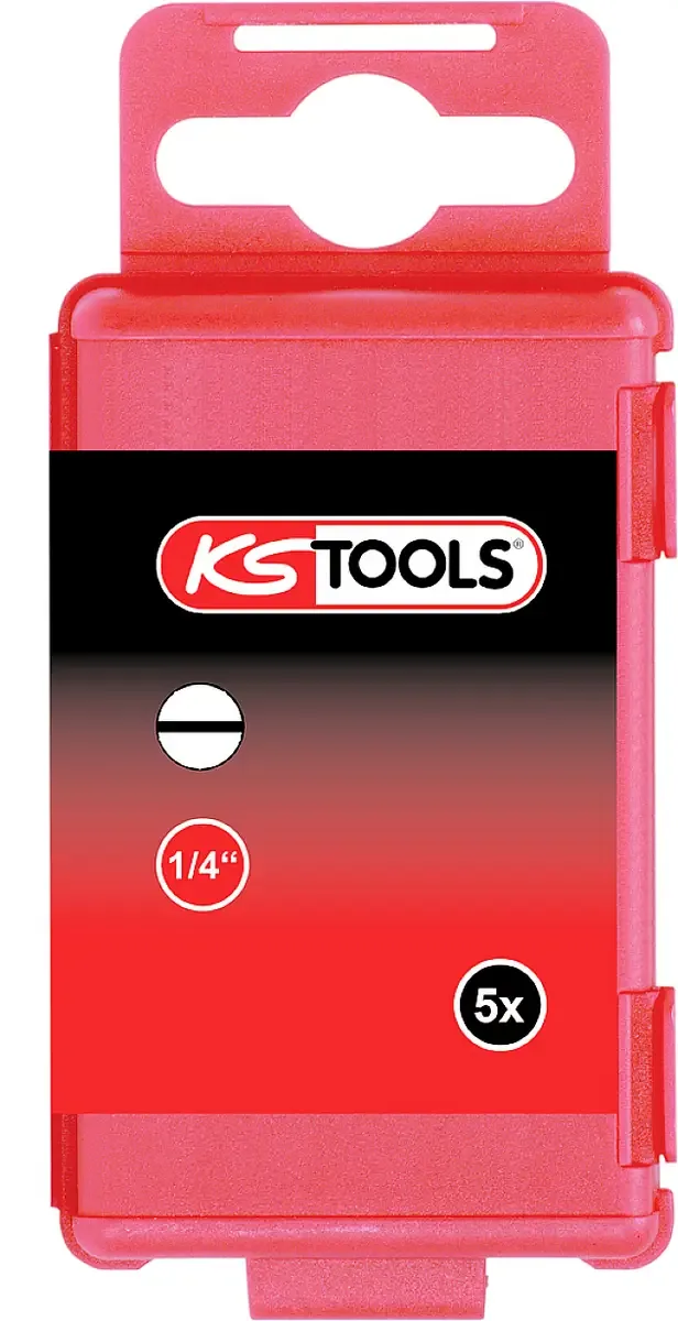 KS Tools 911.7733 911.7733 Schlitz-Bit Antrieb: 1/4 (6.3 mm) Abtrieb: Schlitz 3 mm 75.0 mm von KS Tools – Produktbild