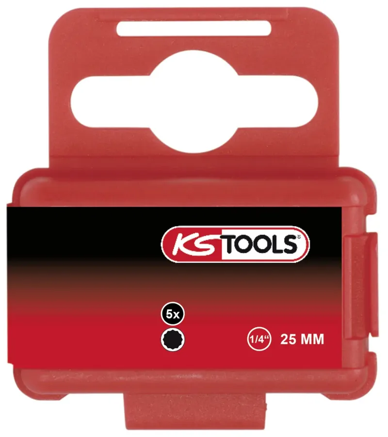 KS Tools 911.8392 911.8392 Vielzahn-Bit Antrieb: 1/4 (6.3 mm) Abtrieb: XZN M3 25 mm de KS Tools – image du produit