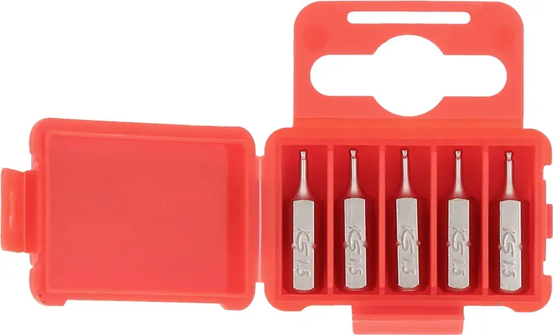 KS Tools 911.8395 911.8395 Sechskant-Bit Antrieb: 1/4 (6.3 mm) Abtrieb: Innen-Sechskant 1.5 mm 25 mm von KS Tools – Produktbild 1 von 2