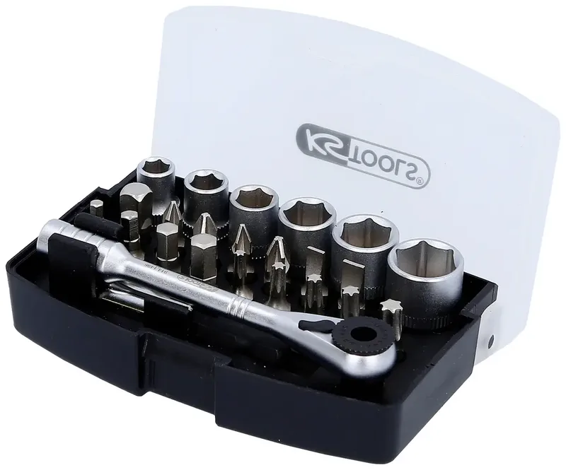 KS Tools 9112010 911.2010 Bit-Set Außen-Sechskant inkl. Ratsche by KS Tools – product image