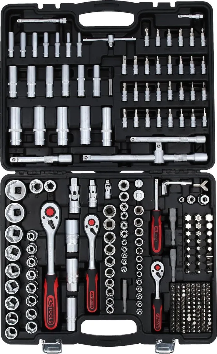 KS Tools 917.0255 917.0255 Dopsleutelset 1/4, 3/8, 1/2 de KS Tools, Kleurloos – image du produit 1 sur 5