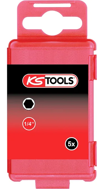 KS Tools 918.3456 918.3456 Sechskant-Bit Antrieb: 1/4 (6.3 mm) Abtrieb: Sechskant 4 mm 75 mm by KS Tools – product image 2 of 2