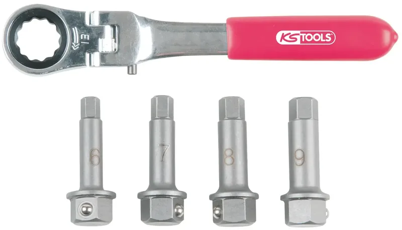 KS Tools 918.3500 1/2 Bremssattel Spezial-Steckschlüssel- Satz, 5-tlg von KS Tools – Produktbild