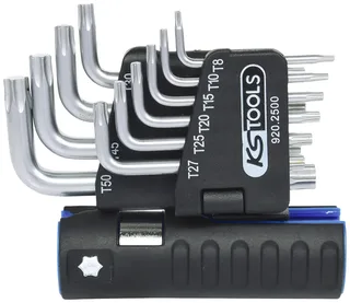 KS Tools 920.2500 TX Haakse schroevendraaierset T 8, T 10, T 15, T 20, T 25, T 27, T 30, T 40, T 45, T 50 10-delig von KS Tools – Produktbild 1 von 2