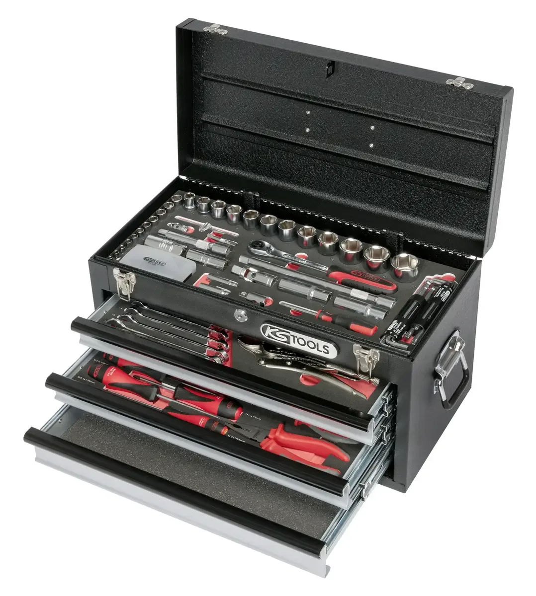 KS Tools 922.0100 ULTIMATE Werkzeugkasten bestückt Schwarz by KS Tools – product image
