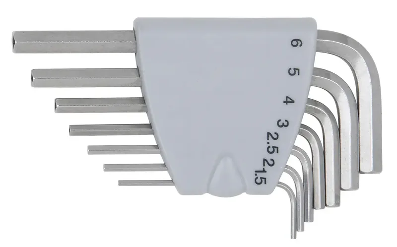 KS Tools 9640315 Inbus Haakse schroevendraaierset 1.5 mm, 2 mm, 2.5 mm, 3 mm, 4 mm, 5 mm, 6 mm 2 mm, 5 mm, 4 mm, 2.5 mm, 3 mm, 6 mm, 1.5 mm 7-delig fra KS Tools – produktbillede
