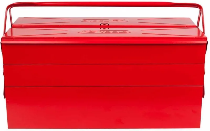 KS Tools 999.0120 Serie - Gereedschapskoffer - 5 Compartimenten - Staal de KS Tools, Rouge – image du produit
