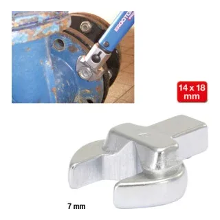 KS Tools 9x12mm Einsteck-Maulschlüssel, 7mm von KS Tools – Produktbild