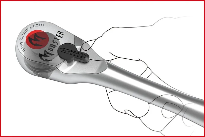 Monster Ratel 3/8" 198 mm 96 tanden Max. 365 Nm by KS Tools – product image