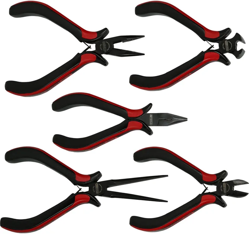 precisie tangen (5 stuks 125-150mm) de KS Tools, Noir – image du produit