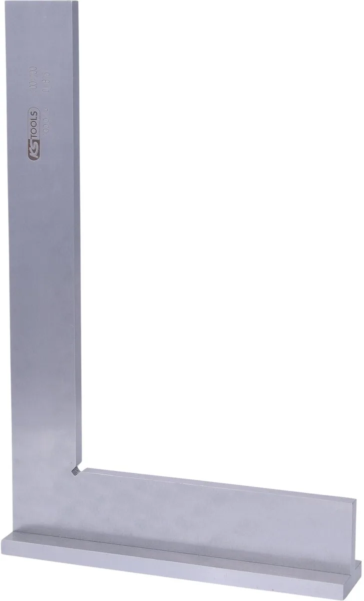 Precisie Winkelhaak DIN 875/1 - 300x180mm von KS Tools, Silber – Produktbild