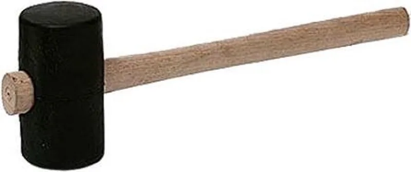 Rubber hamer nr. 3 75x130mm hard 90 shore by KS Tools – product image