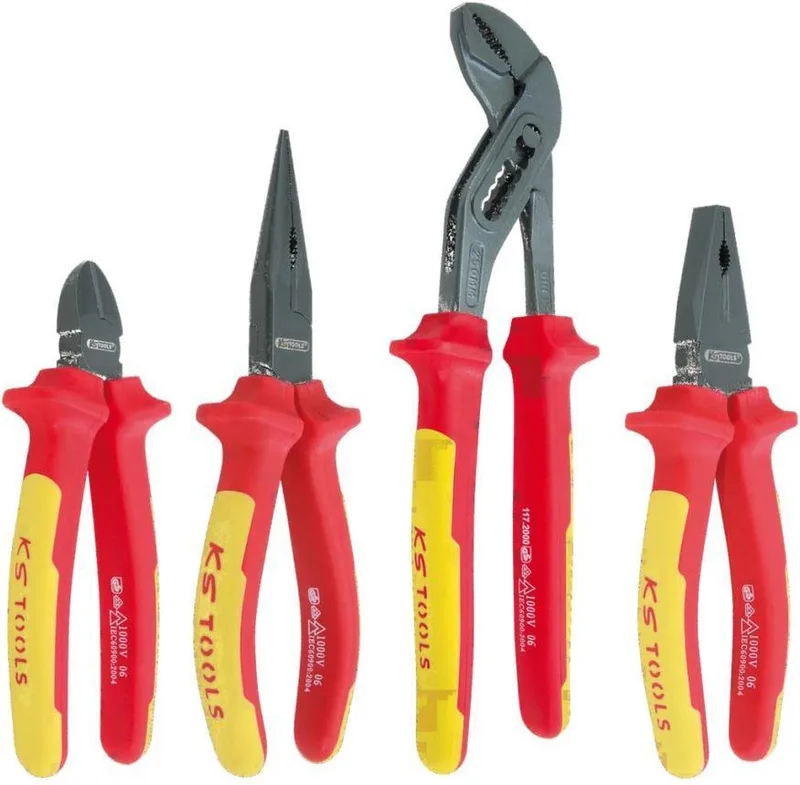 Set geïsoleerde tangen KS TOOLS Ergotorque - 4 stuks - 117.1100 von KS Tools, Gelb – Produktbild