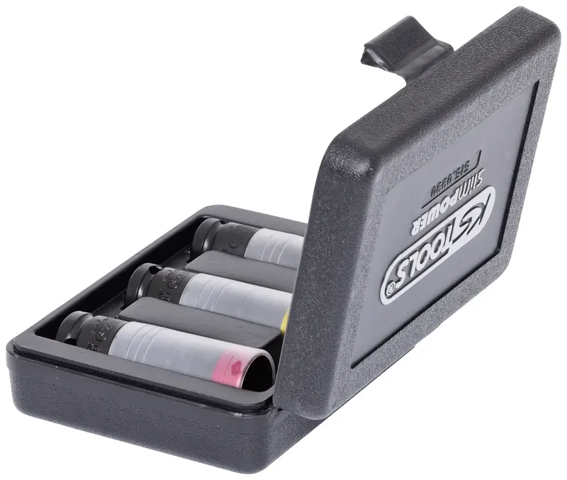 SLIMPOWER Impact doppenset (3 stuks) by KS Tools, Kleurloos – product image 3 of 3