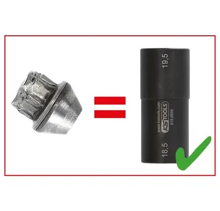 Steckschlüssel 1/2″ Spezial-Alu-Felgen-Kraft-Stecknuss-Satz für Ford, 18.5 515.0895 van KS Tools – productafbeelding 5 van 5