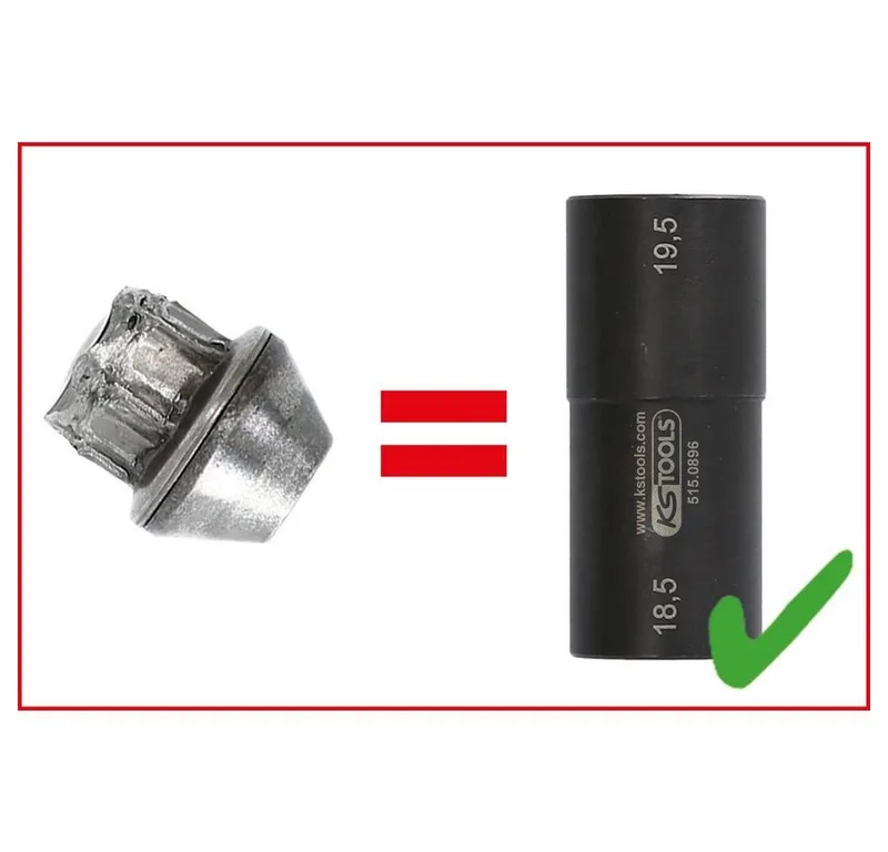 Steckschlüssel 1/2″ Spezial-Alu-Felgen-Kraft-Stecknuss-Satz für Ford, 18.5 515.0895 van KS Tools – productafbeelding 5 van 5