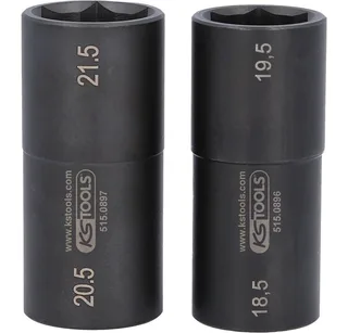 Steckschlüssel 1/2″ Spezial-Alu-Felgen-Kraft-Stecknuss-Satz für Ford, 18.5 515.0895 van KS Tools – productafbeelding 1 van 5