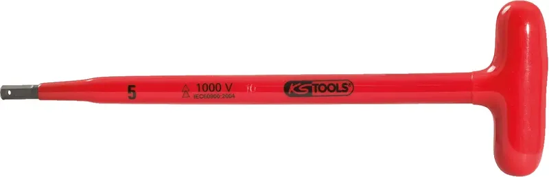 T-Griff-Innensechskant-Stiftschlüssel mit Schutzisolierung, 10x250mm KS Tools 117.1689 de KS Tools – image du produit